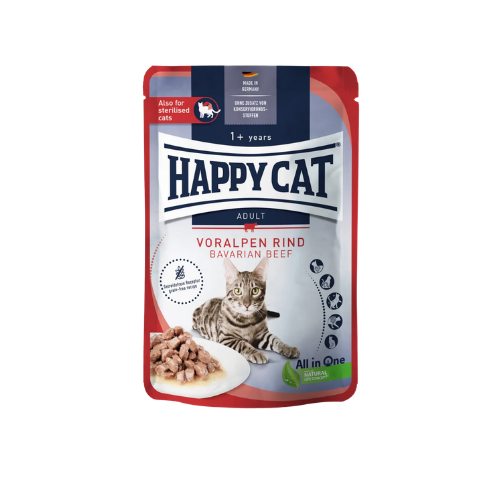 Happy Cat Bavarian Beef Pouch 85G