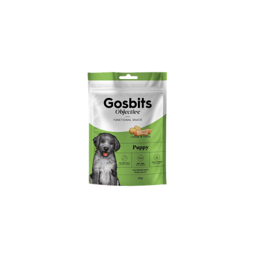 Gosbits Dog Functional Snack Puppy 70 % Chicken & Potato  Seaweed Yeast 150g