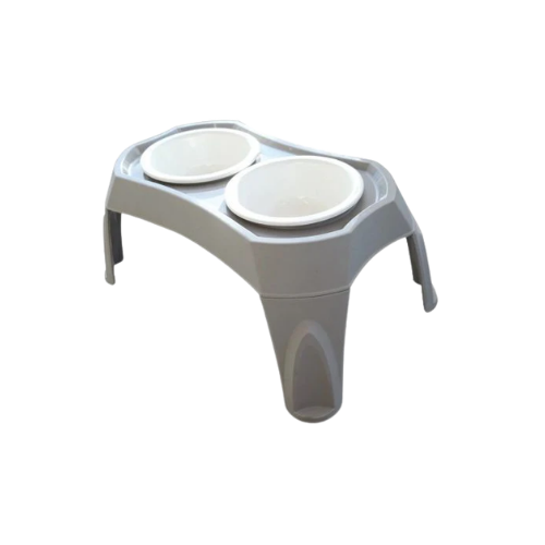 M Pet Combi Double Bowl Stand XL 2x1500ML