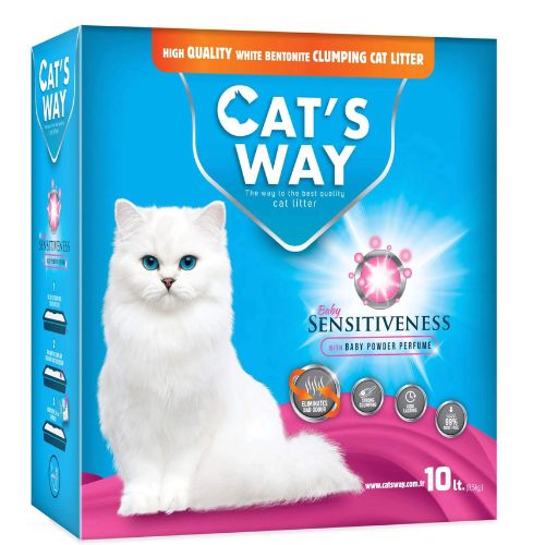 CATS WAY BOX BABY POWDER 10L